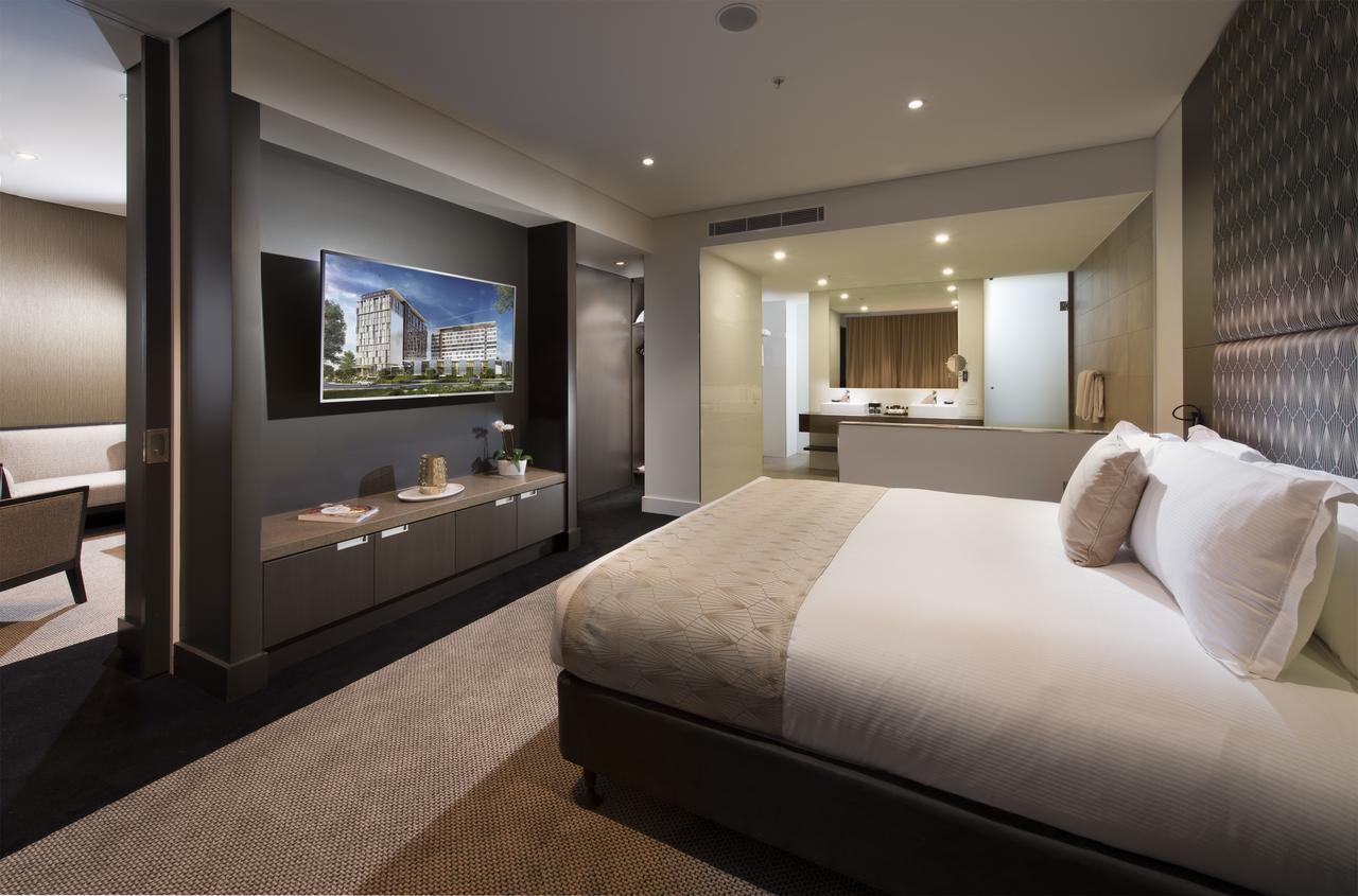 풀먼 브리즈번 공항 호텔 외부 사진 A bedroom at the hotel