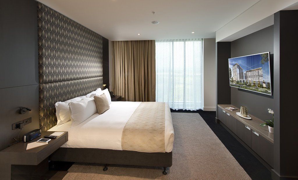 풀먼 브리즈번 공항 호텔 외부 사진 A bedroom at the hotel